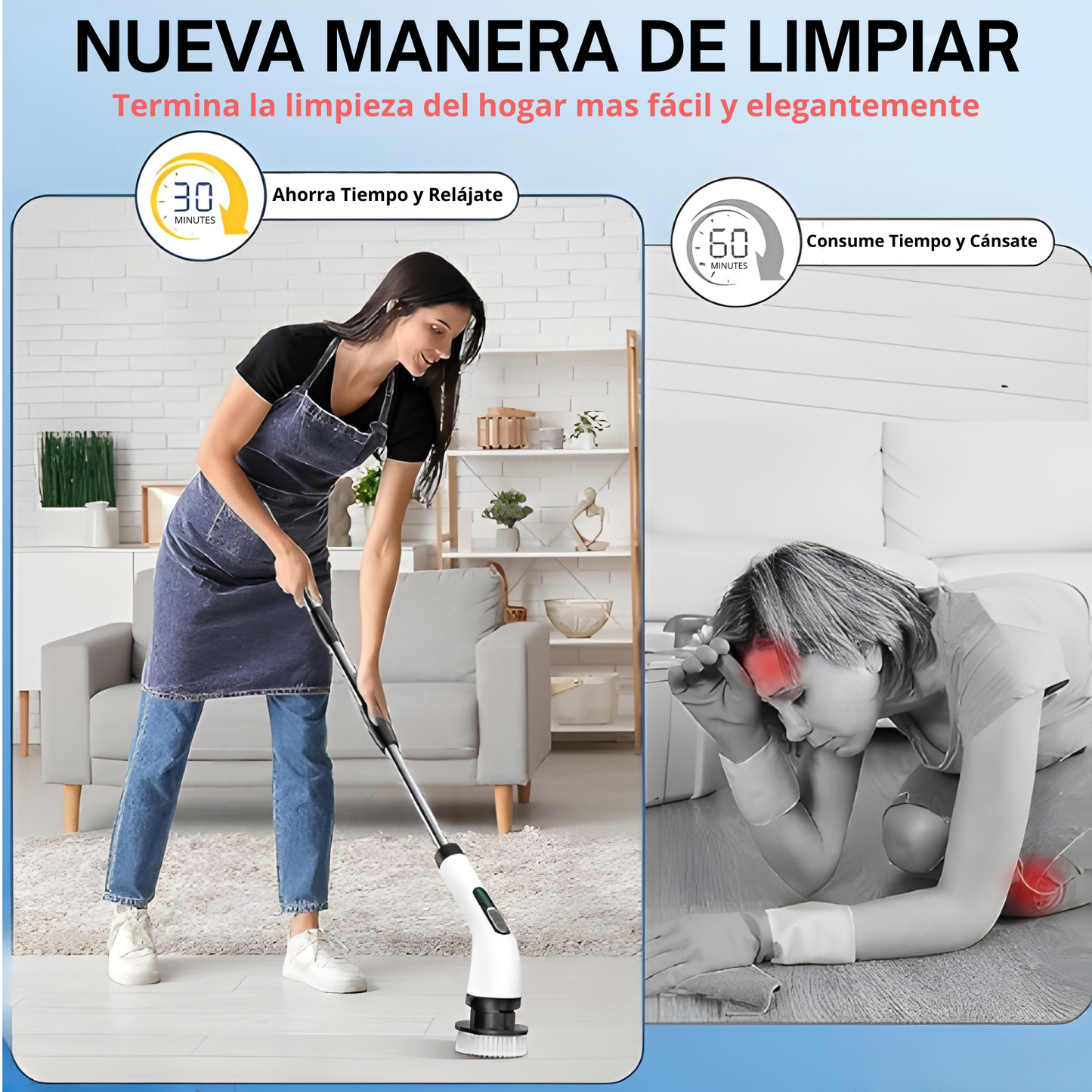 Cepillo Eléctrico de Limpieza 7 en 1