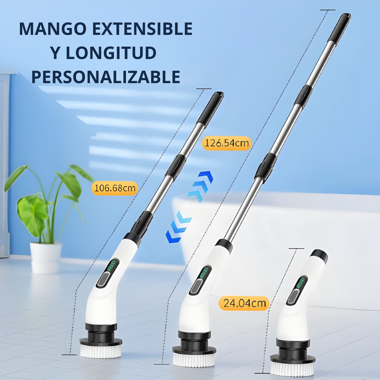 Cepillo Eléctrico de Limpieza 7 en 1